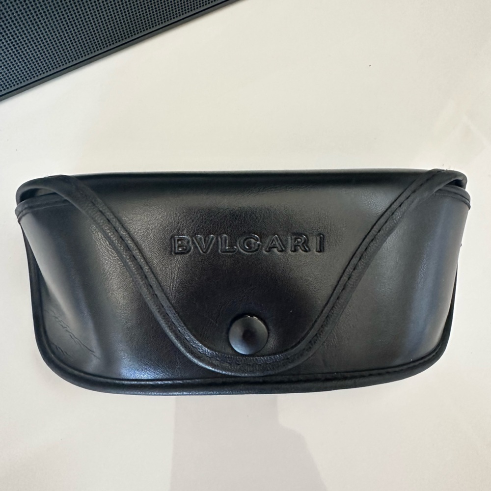 Bulgari Black Sunglasses Case. CASE ONLY